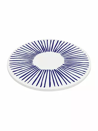 ZASSENHAUS | Untersetzer NORDIC 20cm Lines / Blue-White | 